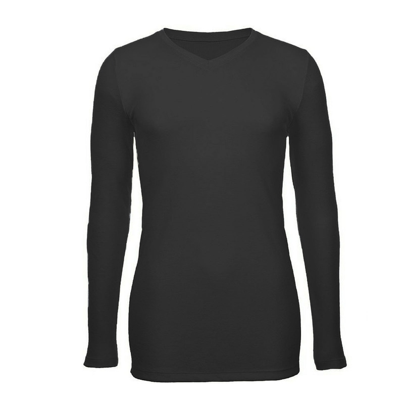 Men S 100 Pure Merino Wool V Neck Long Sleeve Top T Shirt Thermal Underwear New Buy Men S Underwear Socks 402093