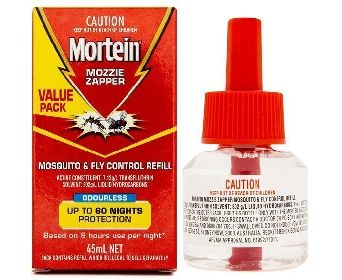Mortein Mozie Zapper Mosquito and Fly Control Refill 45mL Mozzie | Buy ...