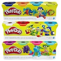 Play Doh 4 Pack Of Classic Colors Net Wt 16 Oz 