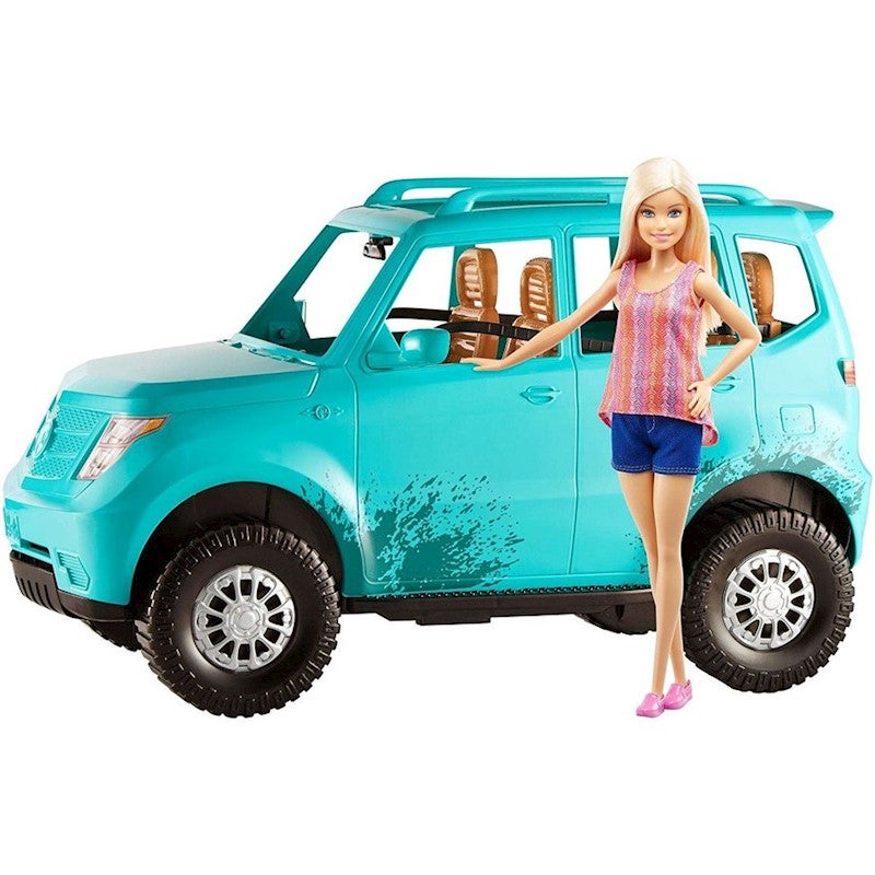 barbie teal car