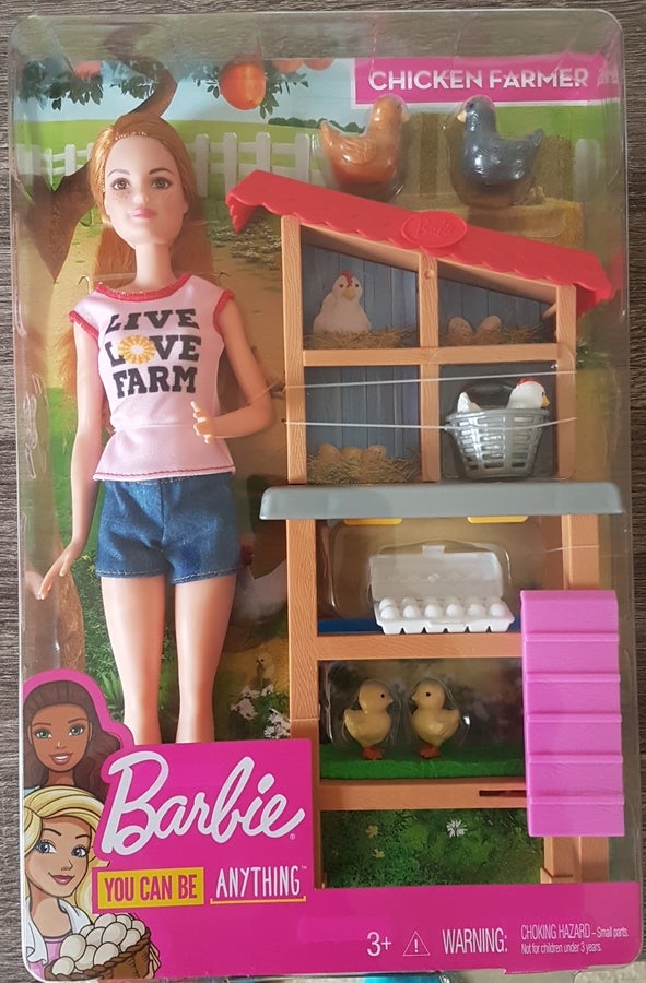 barbie chicken farmer doll