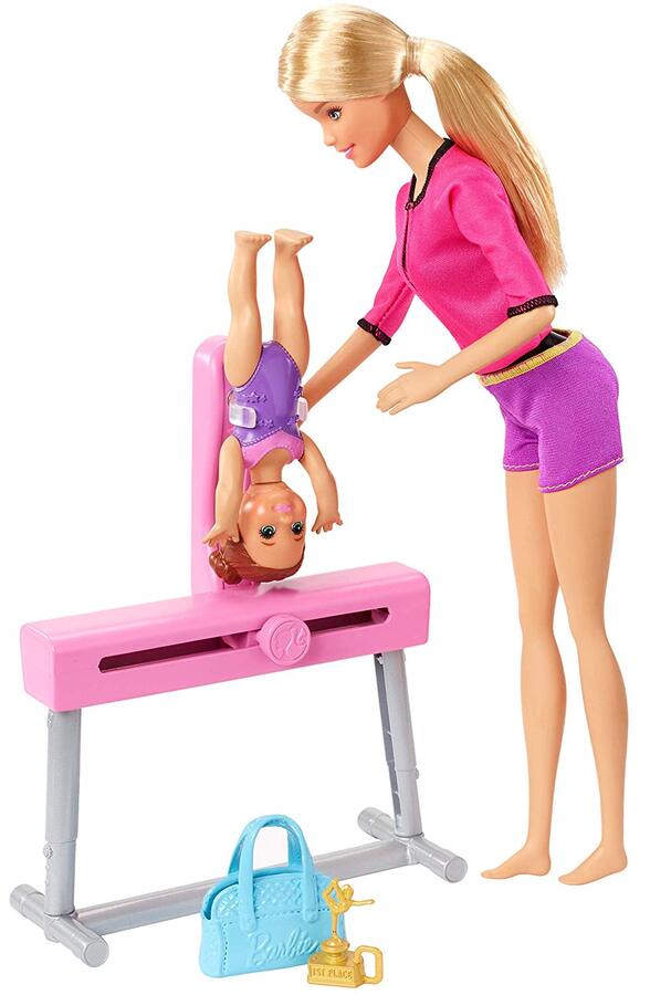 barbie careers gymnastics coach