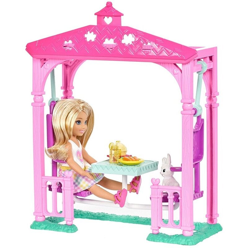 barbie club chelsea picnic doll & playset