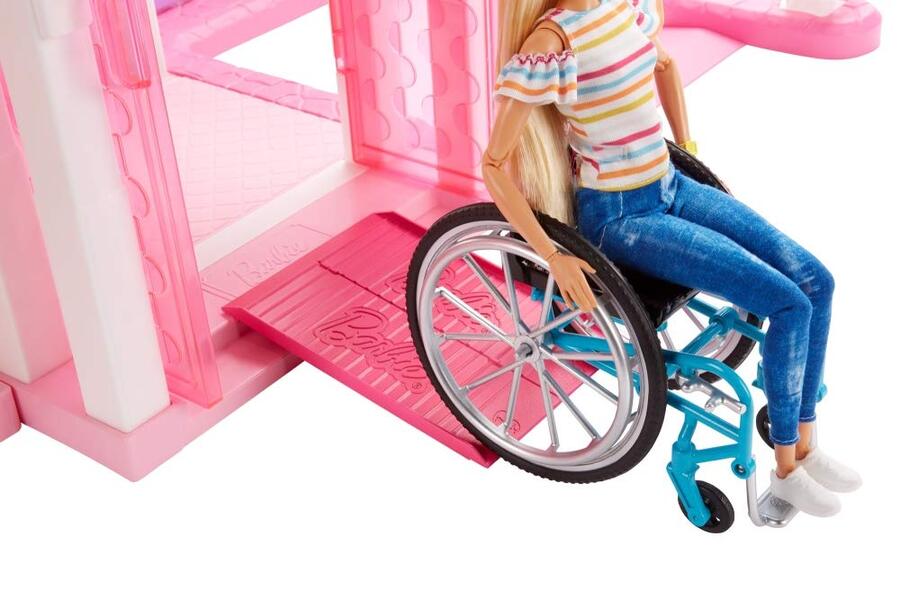 barbie doll with wheelchair
