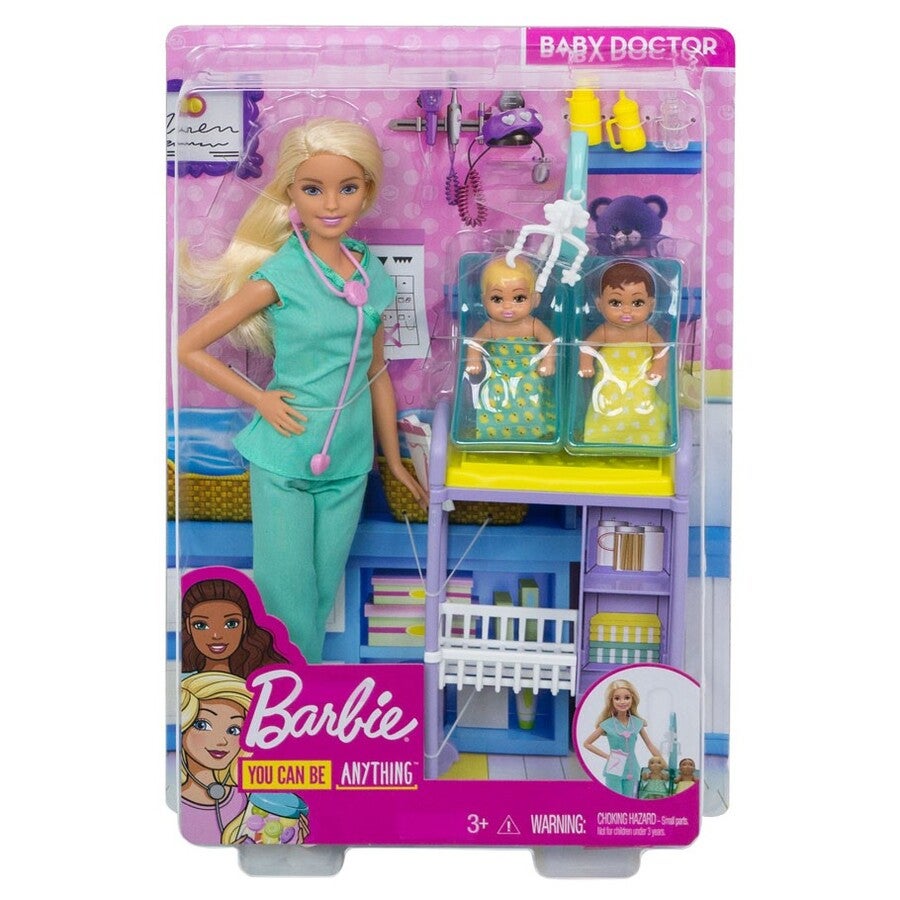 barbie careers pediatrician playset