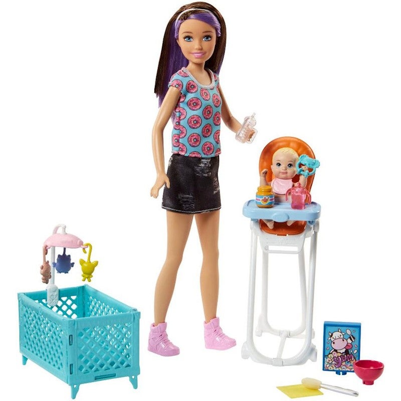 barbie camping fun skipper doll and tent playset