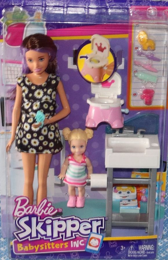 barbie skipper babysitter potty training