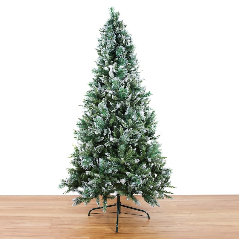 7ft Christmas Tree Snow Tipped Norwegian Hinged 1163 Tips Buy