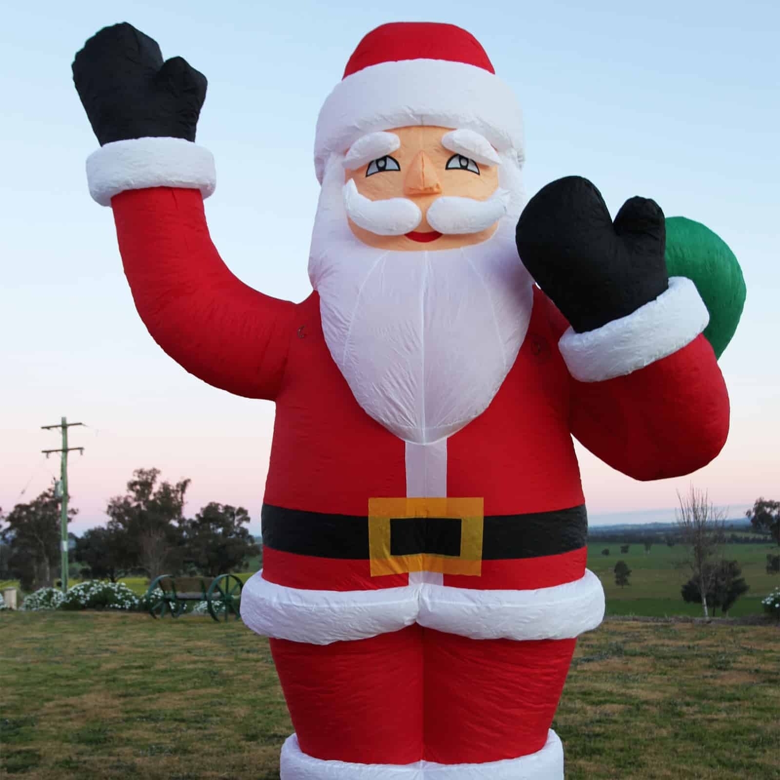 4M Giant Christmas Santa Claus Inflatable Outdoor Decoration Buy