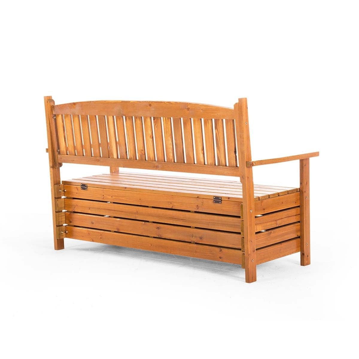 1.5M Wooden Storage Bench Garden Chest Buy Outdoor Benches 363823