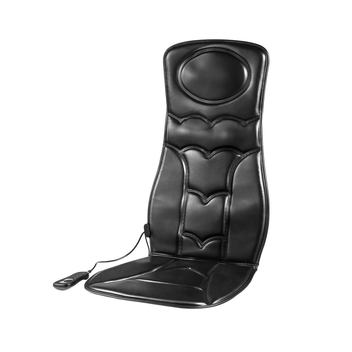 Vibration Massage Seat Cushion Heating Therapy Chair Pad w/10 Vibrating