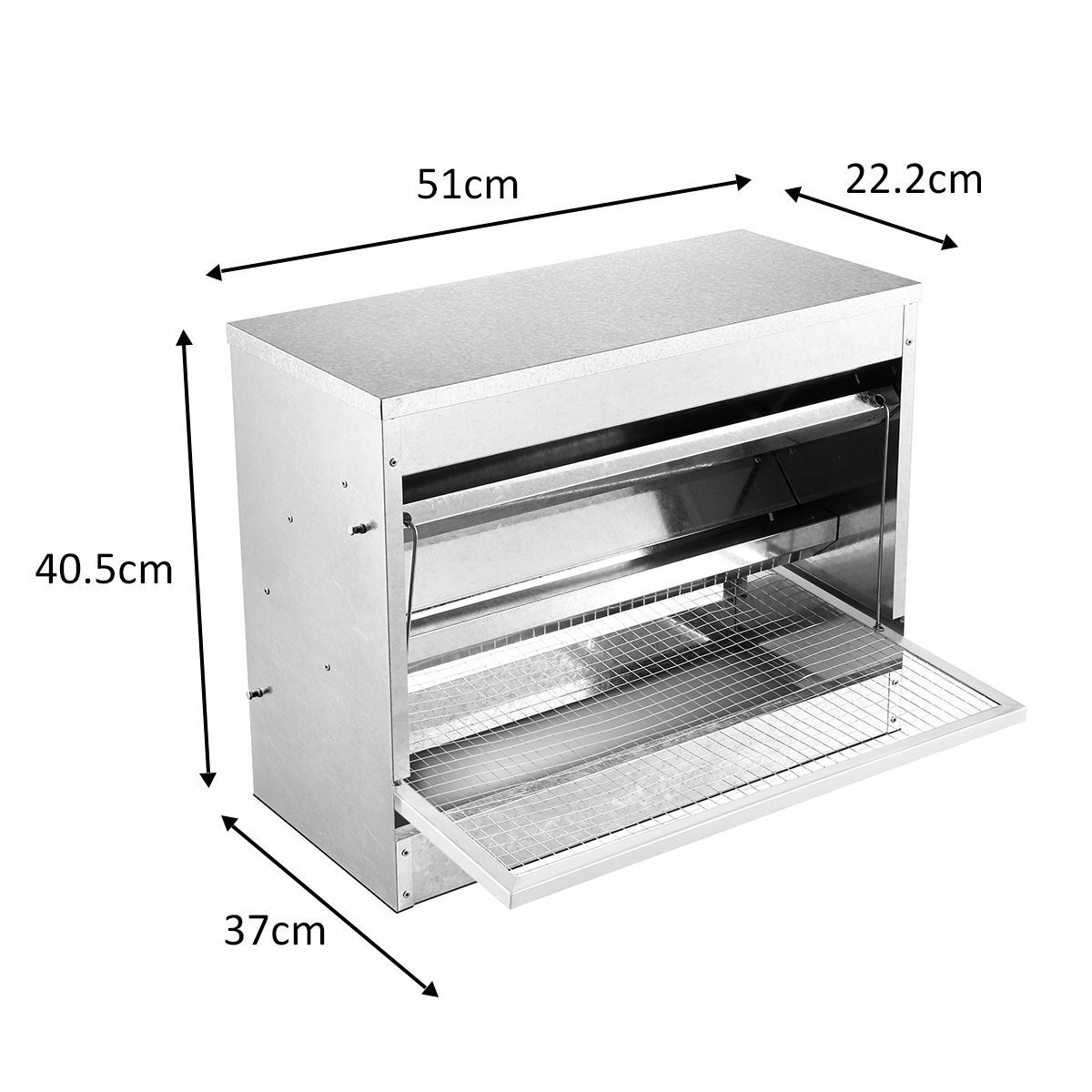 Automatic Galvanized Chicken Feeder 10kg Buy Pet Bowls Feeders