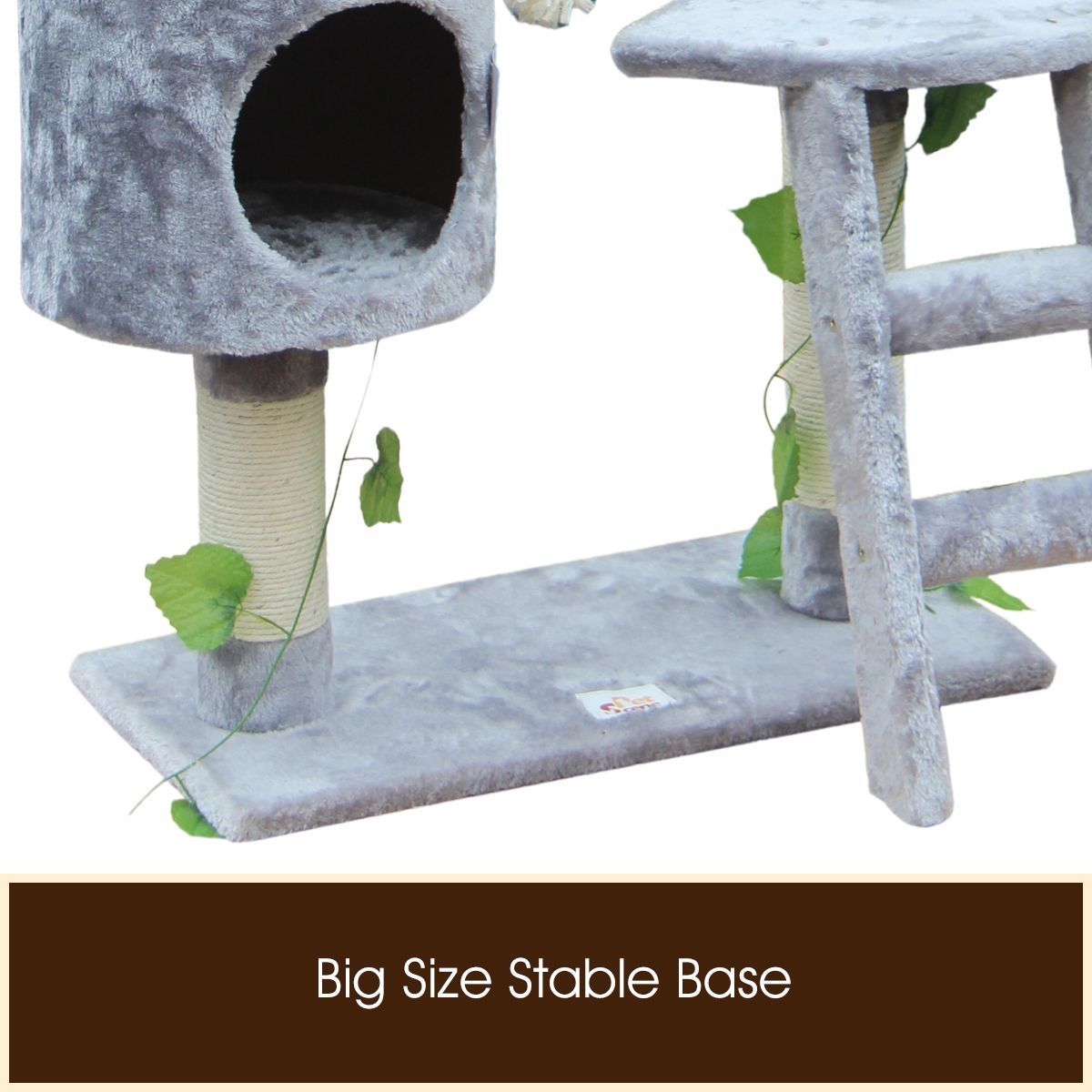 Cat Scratching Post Cat Scratch Gym Climbing Tree Grey 145cm Buy