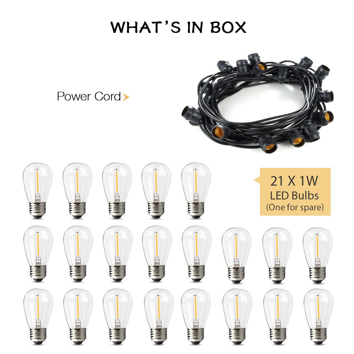 Waterproof Led Outdoor String Lights 20m For A Magical And Ambient Lighting Touch To Your Special Occasion Our Festoon Lights Will Work Treat Suitable All Outdoor Indoor