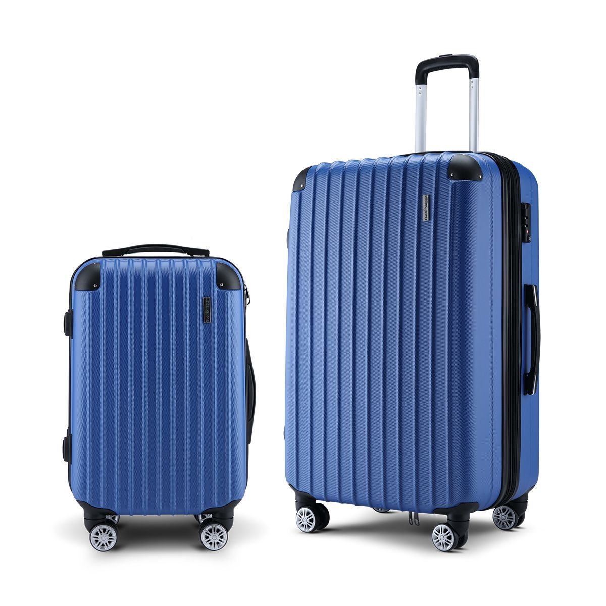 Buon Viaggio 2 Luggage Set with TSA Lock - Blue | Buy 2 Piece Luggage ...
