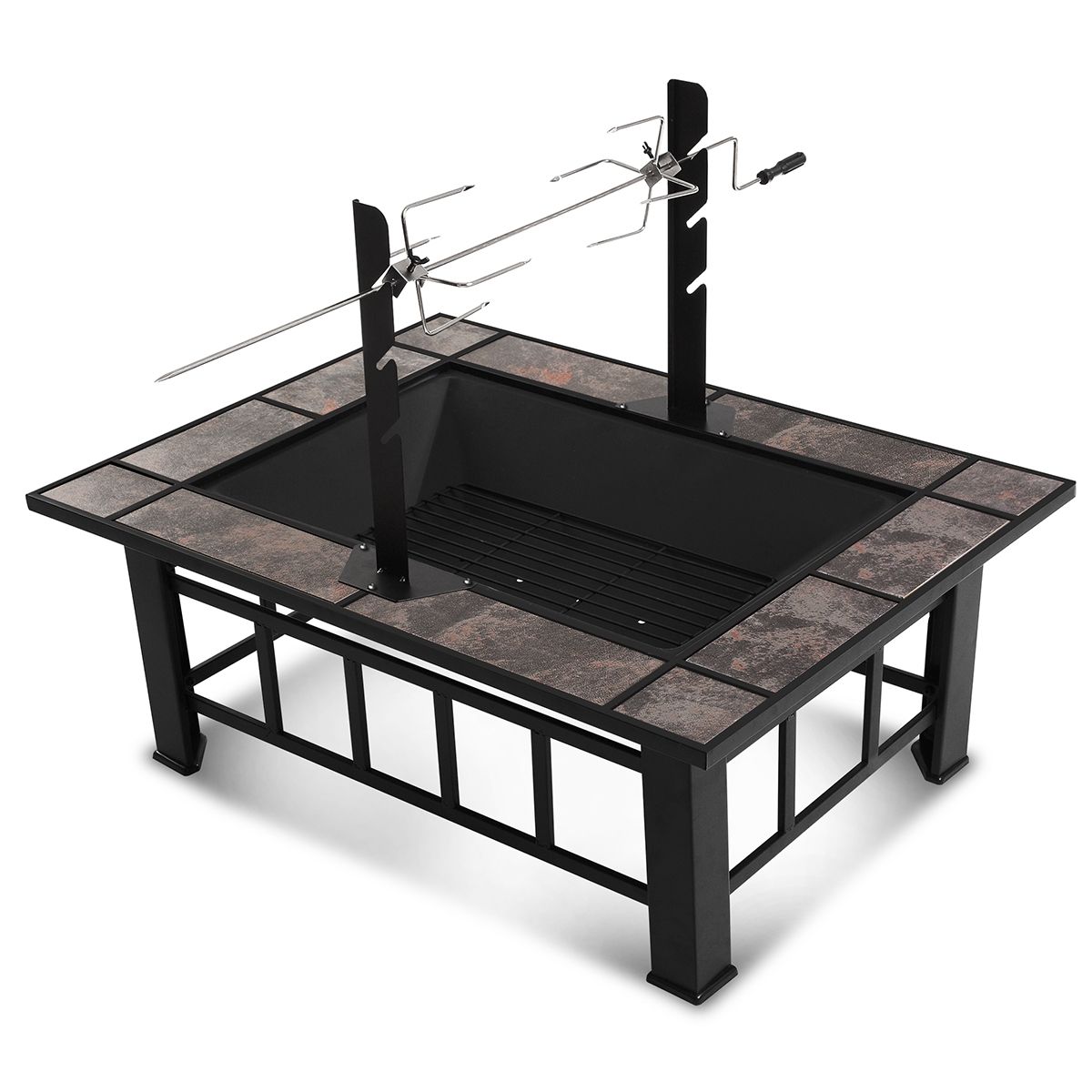 3 In 1 Bbq Grill Table W Removable Roaster Extra Long Buy