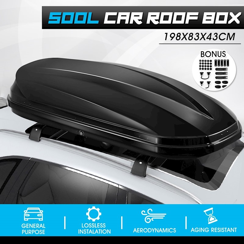 Car Roof Box Pod Luggage Carrier 500L Buy Cargo Nets & Bags 723880