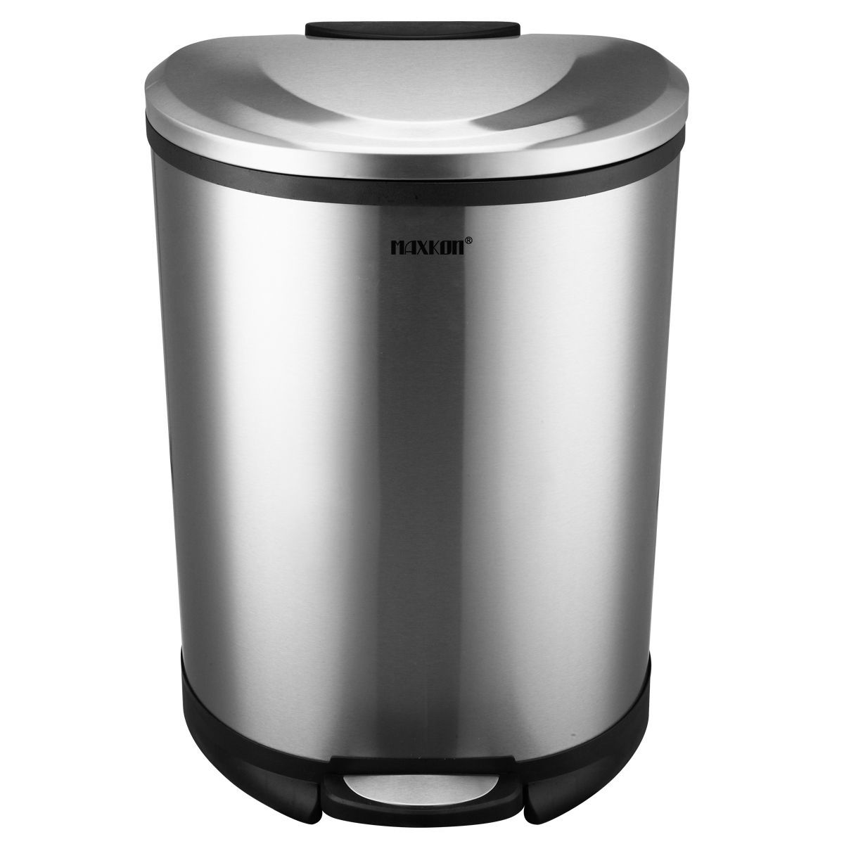 Rubbish Bin Stainless Steel Waste Trash Can 50L Buy Kitchen Bins 363410