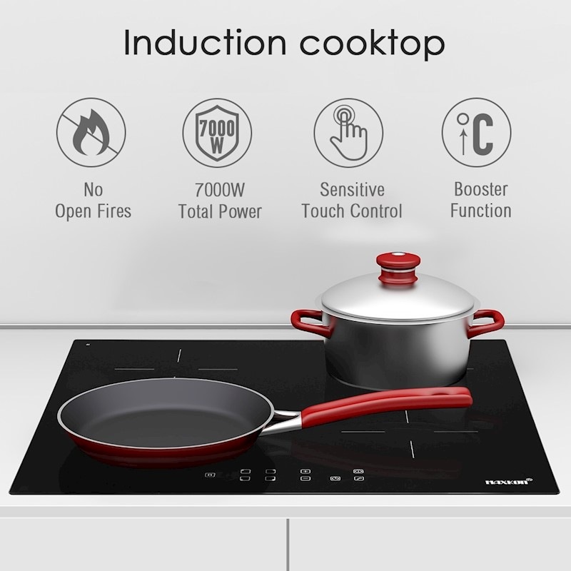 gas cooktop with timer