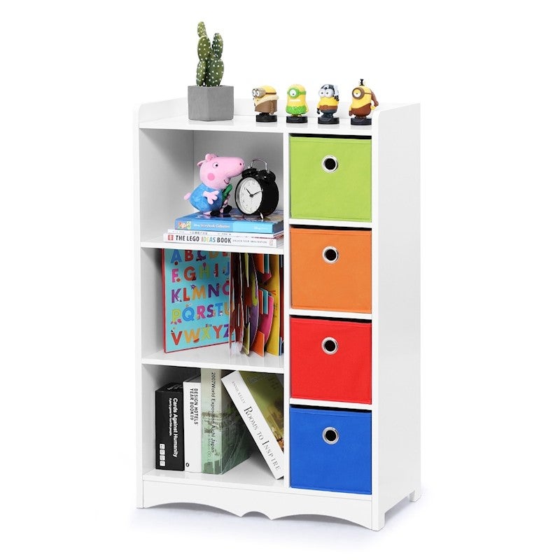 50cm Gold Wall Cube Shelves Children Storage Shelving Toy Craft Display Bookcase 