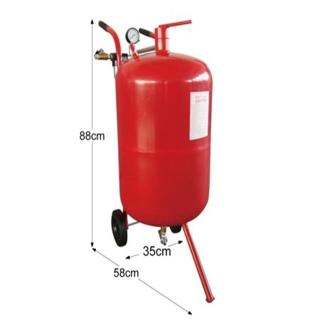sandblaster 76l abrasive gallon sand