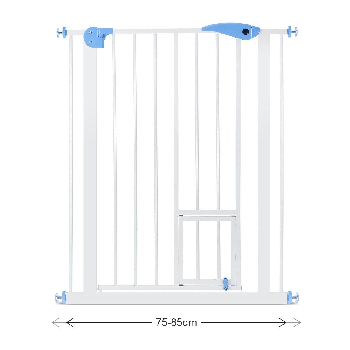 79cm High 75 85cm Wide Adustable Baby Safety Gate Dog Stair