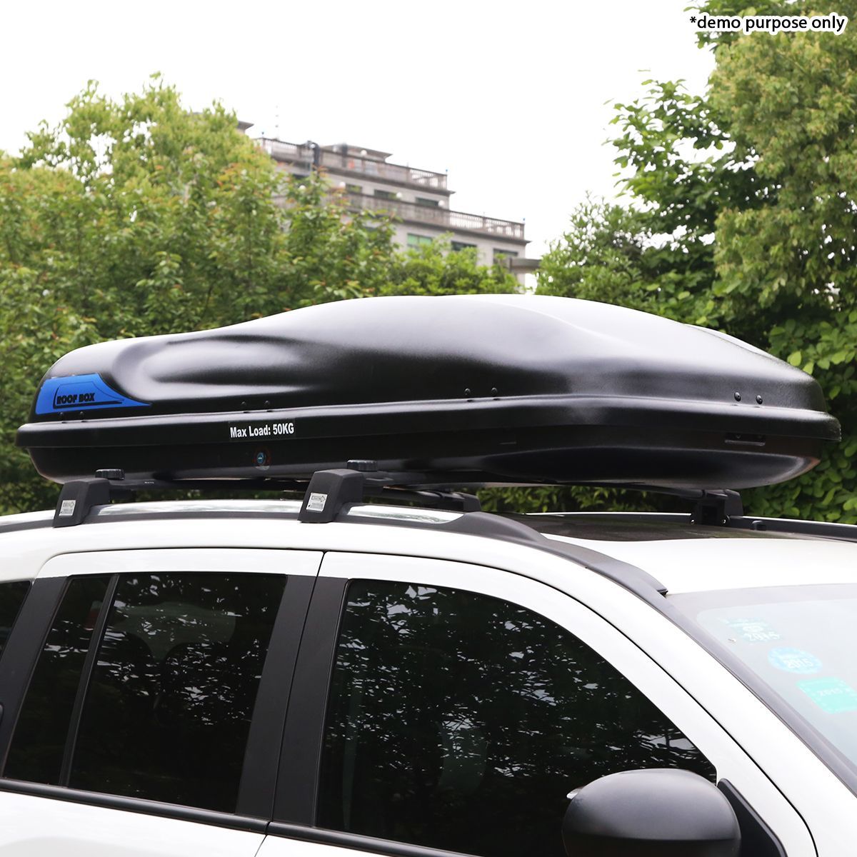 ABS Hardshell Luggage Pods on Car Tops Car Roof Box Black 450L Capacity