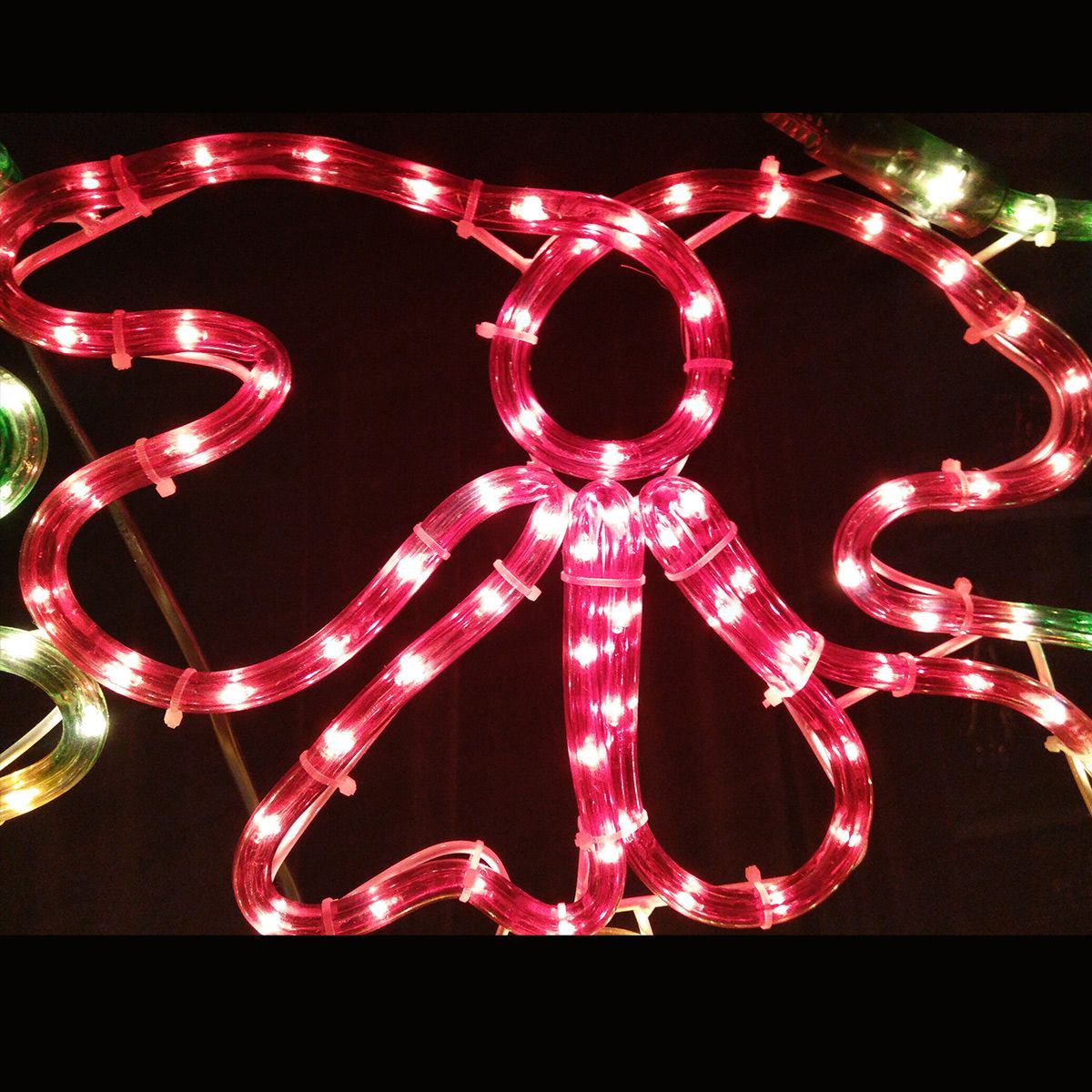 Christmas Bells with Bow Light Display | Buy Outdoor Christmas Decorations - 358834