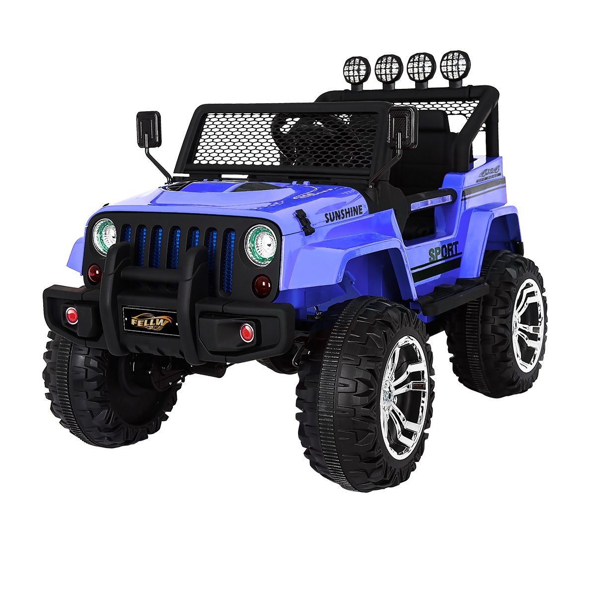 Remote Control Jeep Kid Car with Builtin Music Buy Ride On Cars 363898