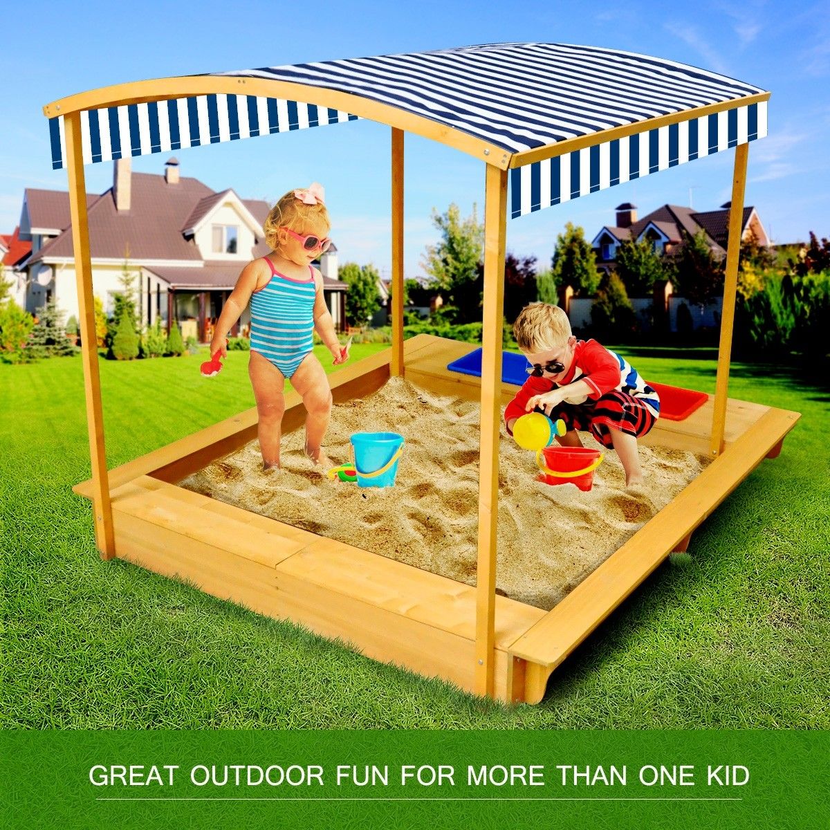 kids outdoor sandpit