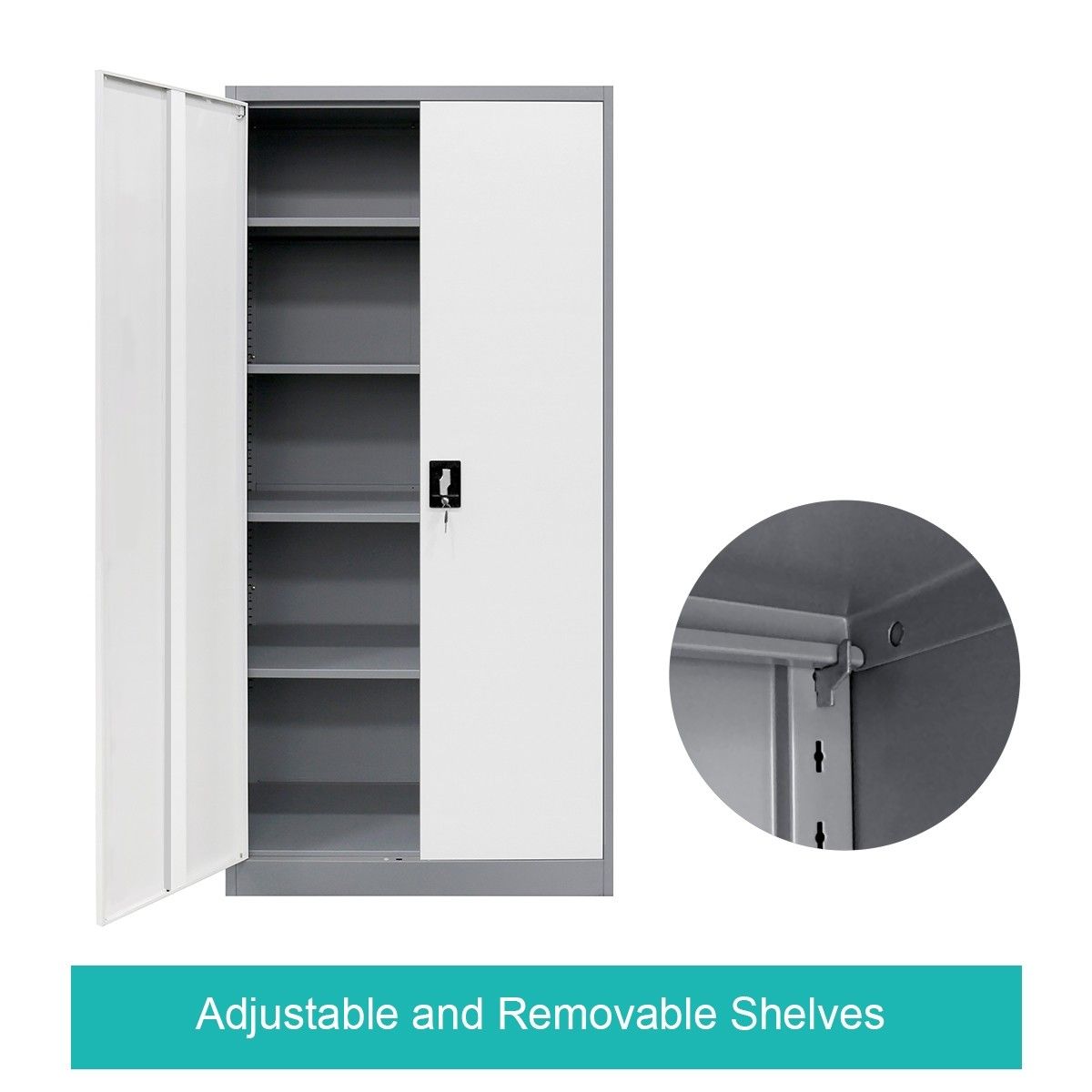 Steel Storage Cabinet Wardrobe Closet With A Lock Door Buy