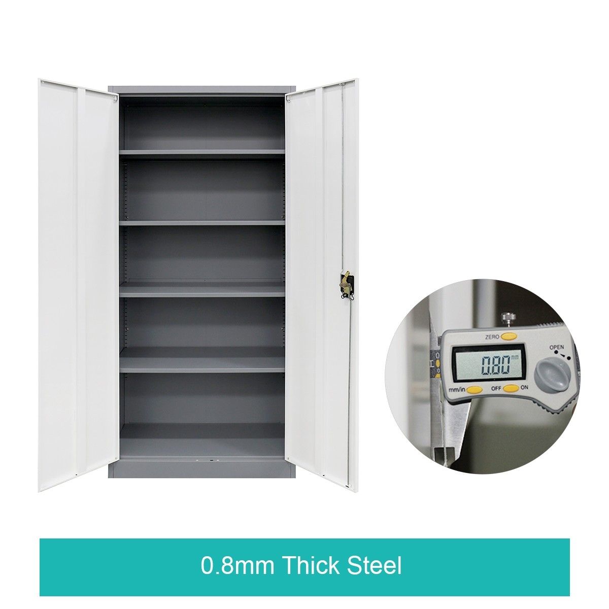 Steel Storage Cabinet Wardrobe Closet With A Lock Door Buy