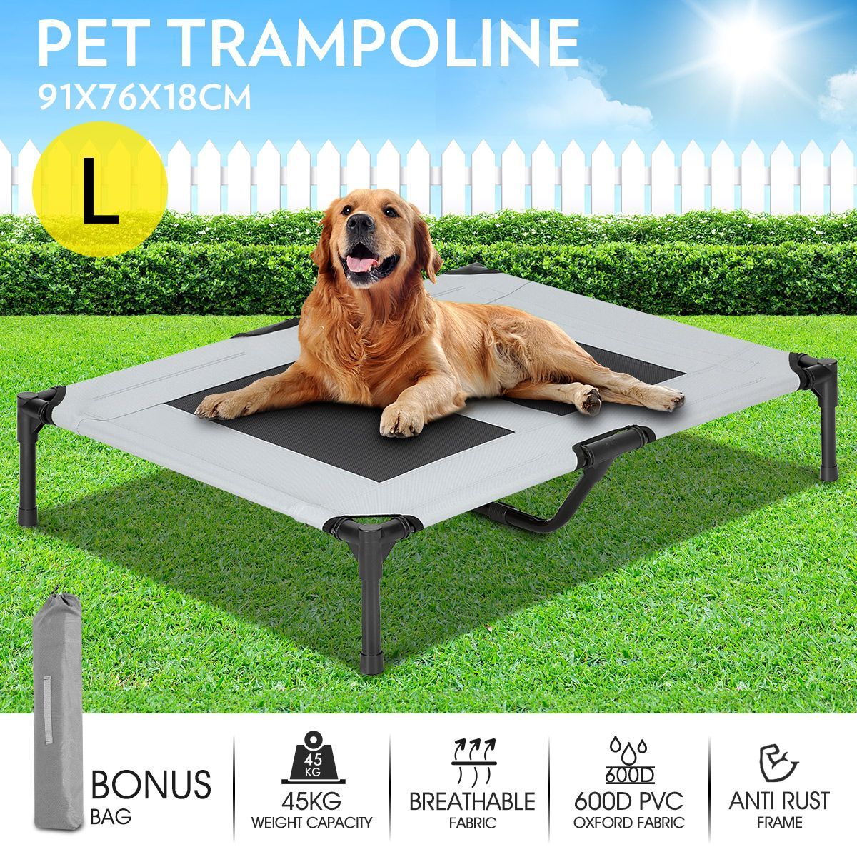 Large Size Dog Bed Trampoline Elevated Pet Cat Cot Buy Pet Beds 363550