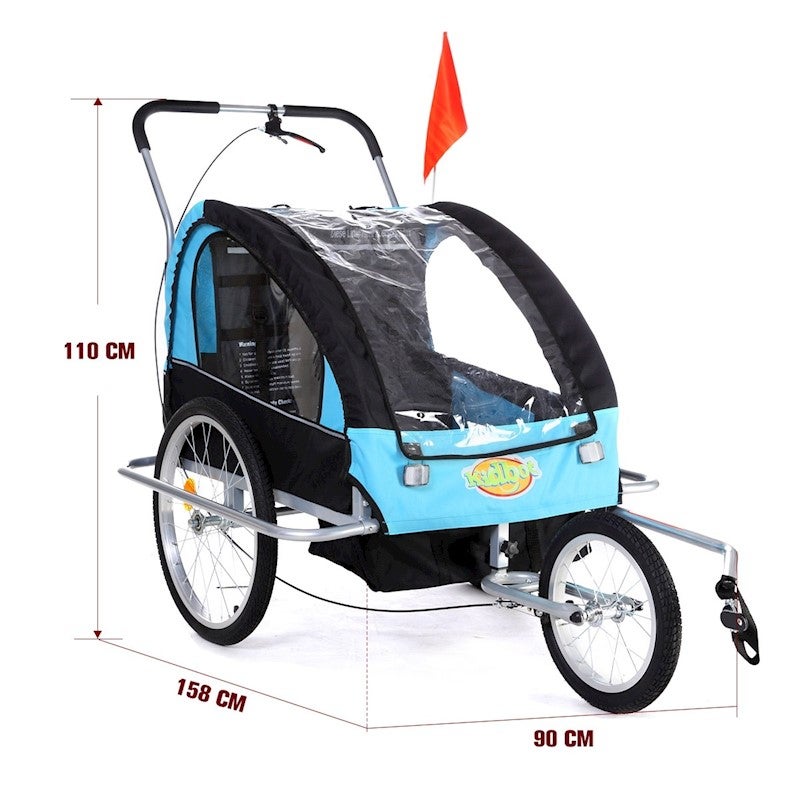 kidbot 2 in 1 bicycle trailer