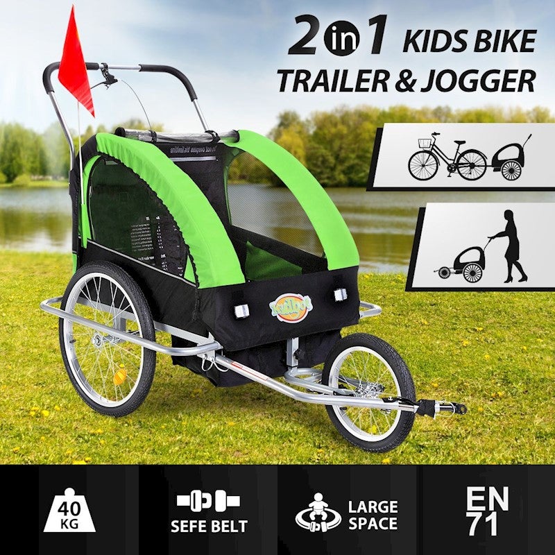 kidbot 2 in 1 bicycle trailer