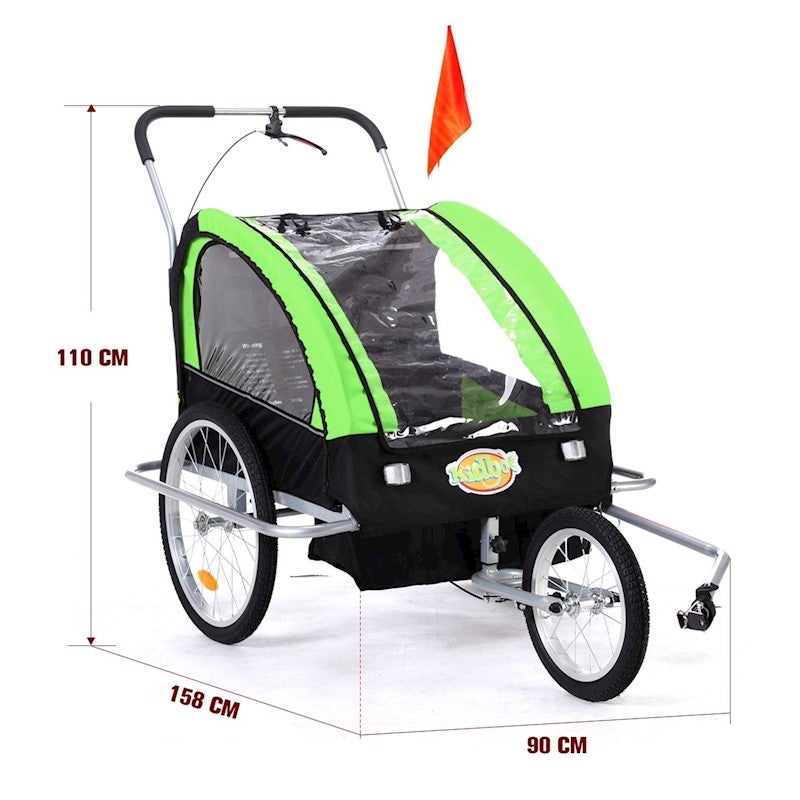 kidbot 2 in 1 bicycle trailer