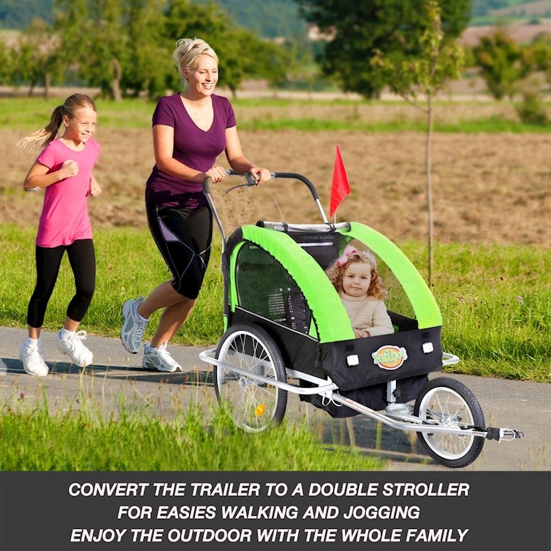 kidbot 2 in 1 bicycle trailer