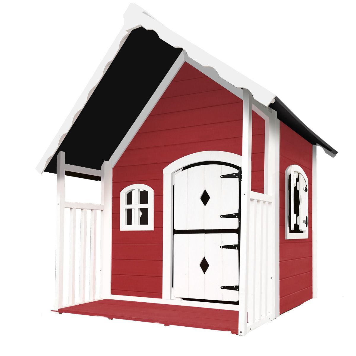 Children Outdoor Wooden Cubby House Kids Wooden Playhouse Cottage Verandah Buy Cubby Houses