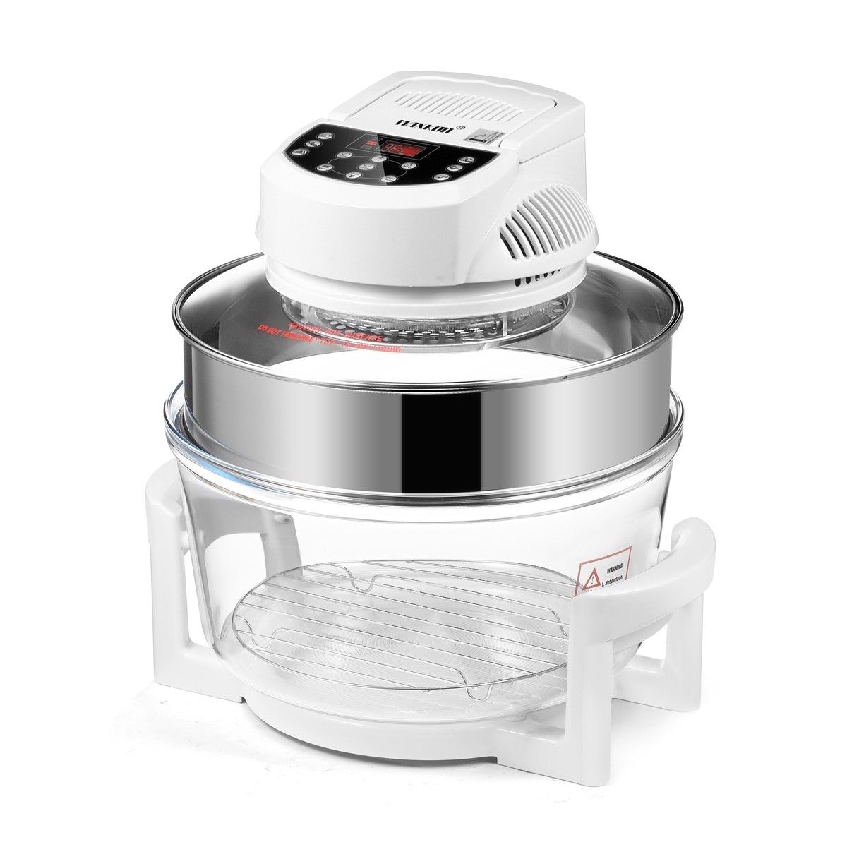 Maxkon 17L Halogen Oven Cooker Air Fryer w/ LED Display White Buy