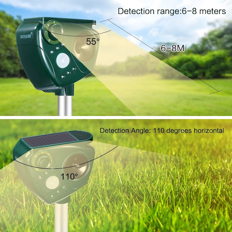 Solar Powered Ultrasonic Animal Bird Deterrent Buy Pest & Insect