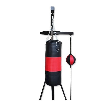 Three Station Punching Bag Boxing Stand With Punching Bag Two