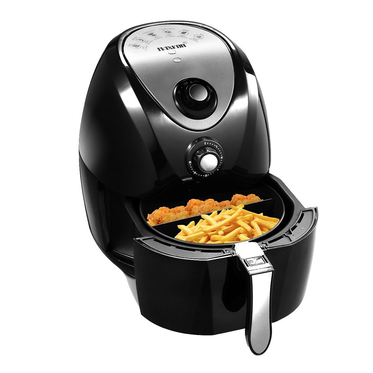 4.4L Maxkon Turbo Air Fryer 80 Less Oil Black Buy Air Fryers 358674
