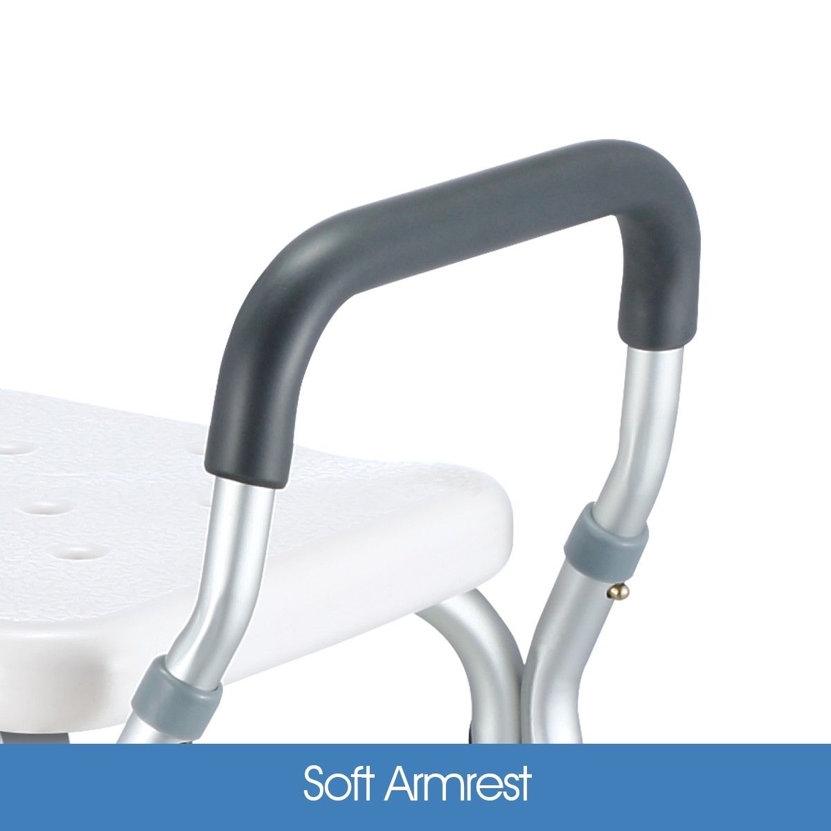 New Adjustable Shower Chair Bath Seat Heavy Duty Stool Bench W/ Padded