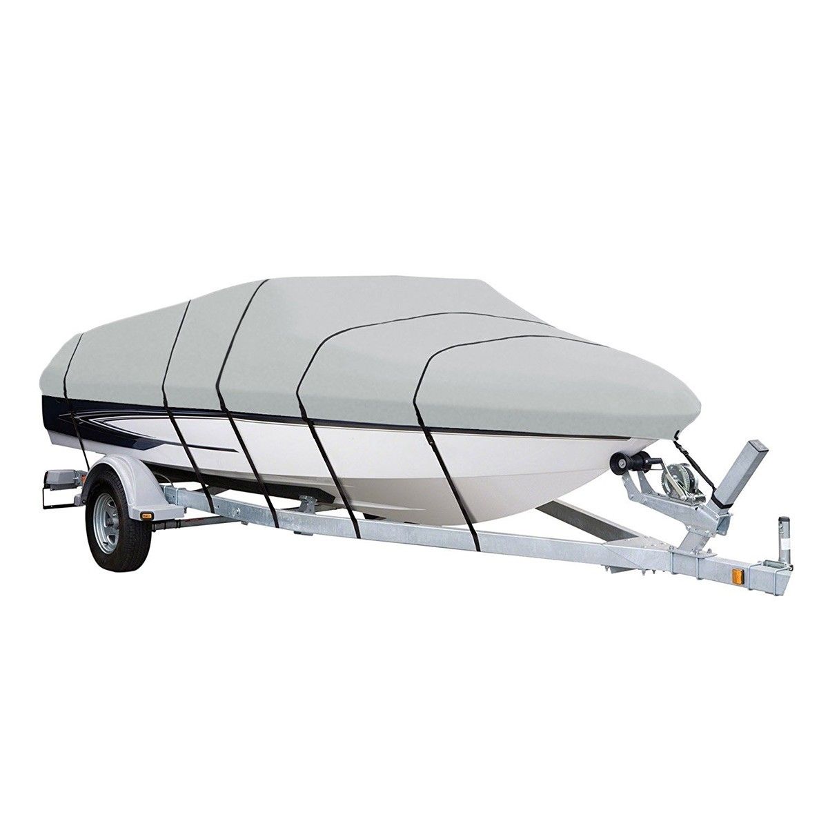 OGL 16 18.5 ft Trailerable Boat Cover Waterproof Marine Grade Fabric