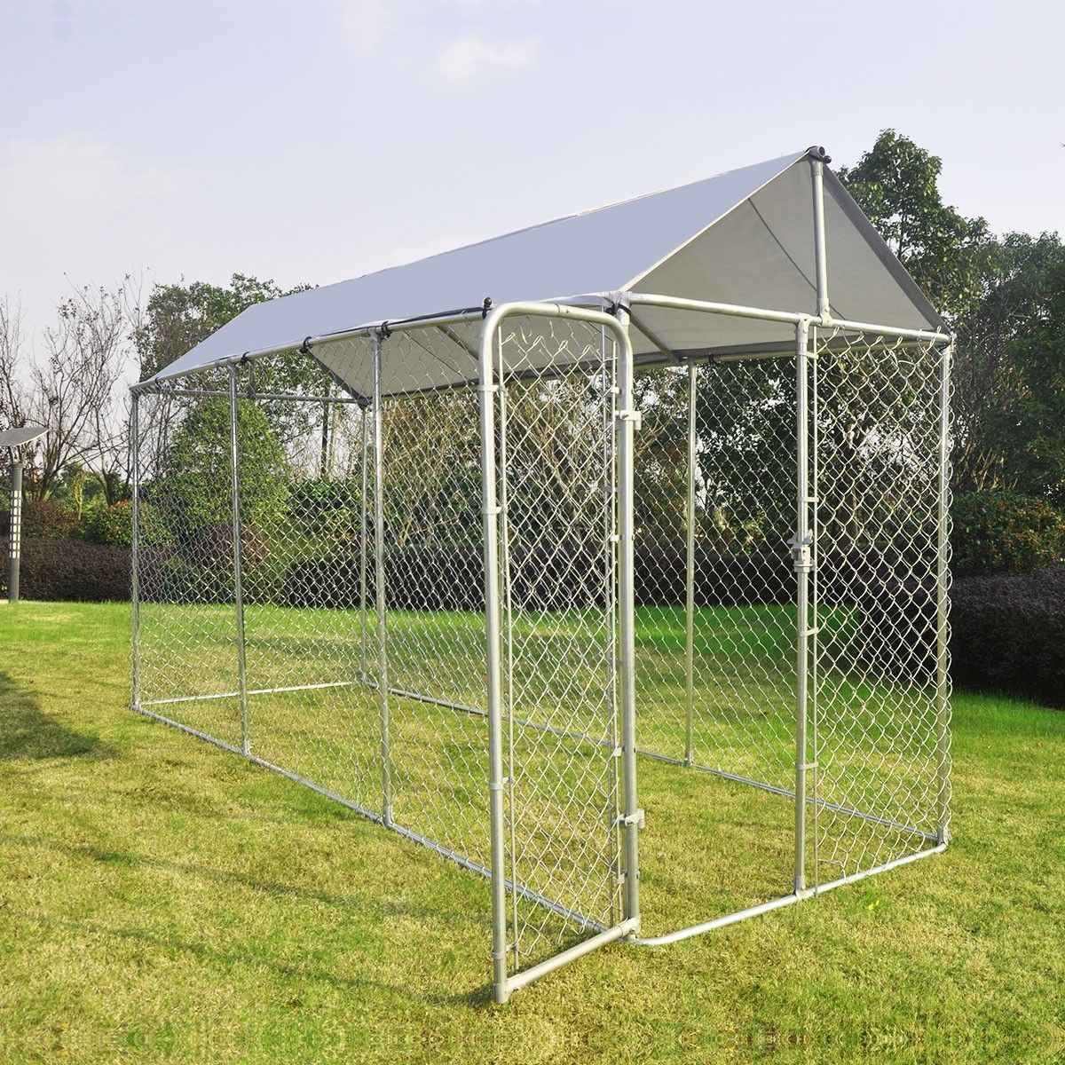 Outdoor Galvanized Steel Fencing Pet Enclosure & Dog Run Kennel with