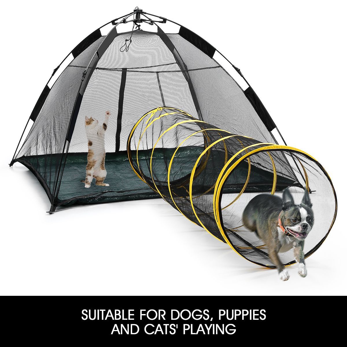 Outdoor Easy Assembly Portable Pet Tunnel Buy Pet Playpen & Enclosures 358593