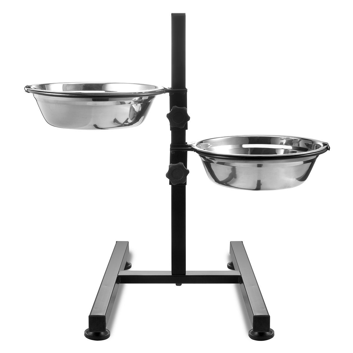 Pet Bowl Height Adjustable with Two Removable Bowls & Stand Buy Pet Bowls & Feeders 358946