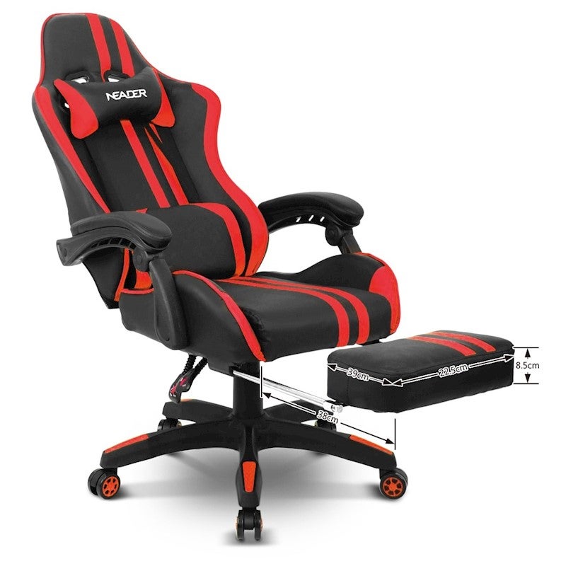 Home Office Computer Gaming Chair w/ Footrest and Tilt