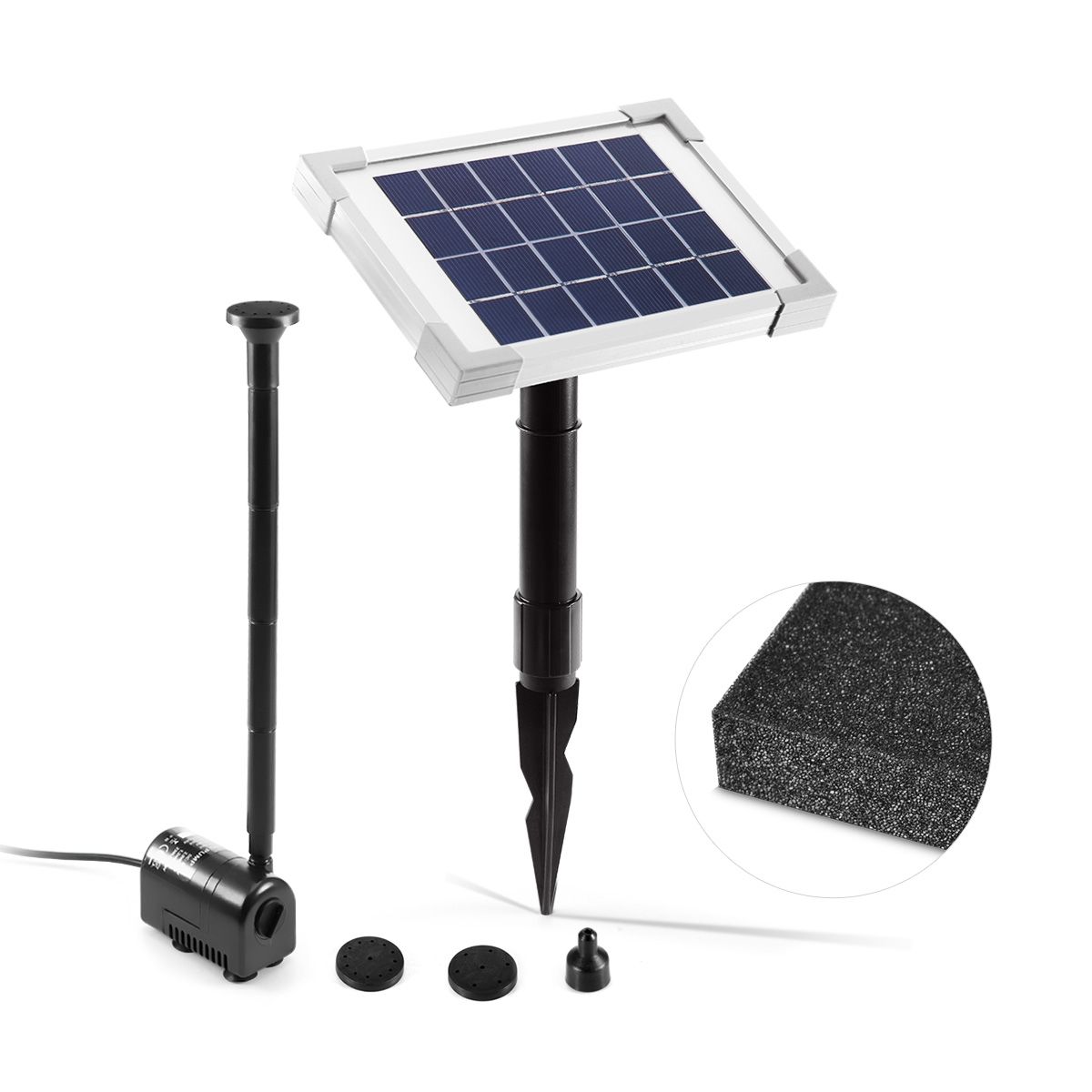 Outdoor Solar Powered Fountain Pump Buy Pond Pumps 358513
