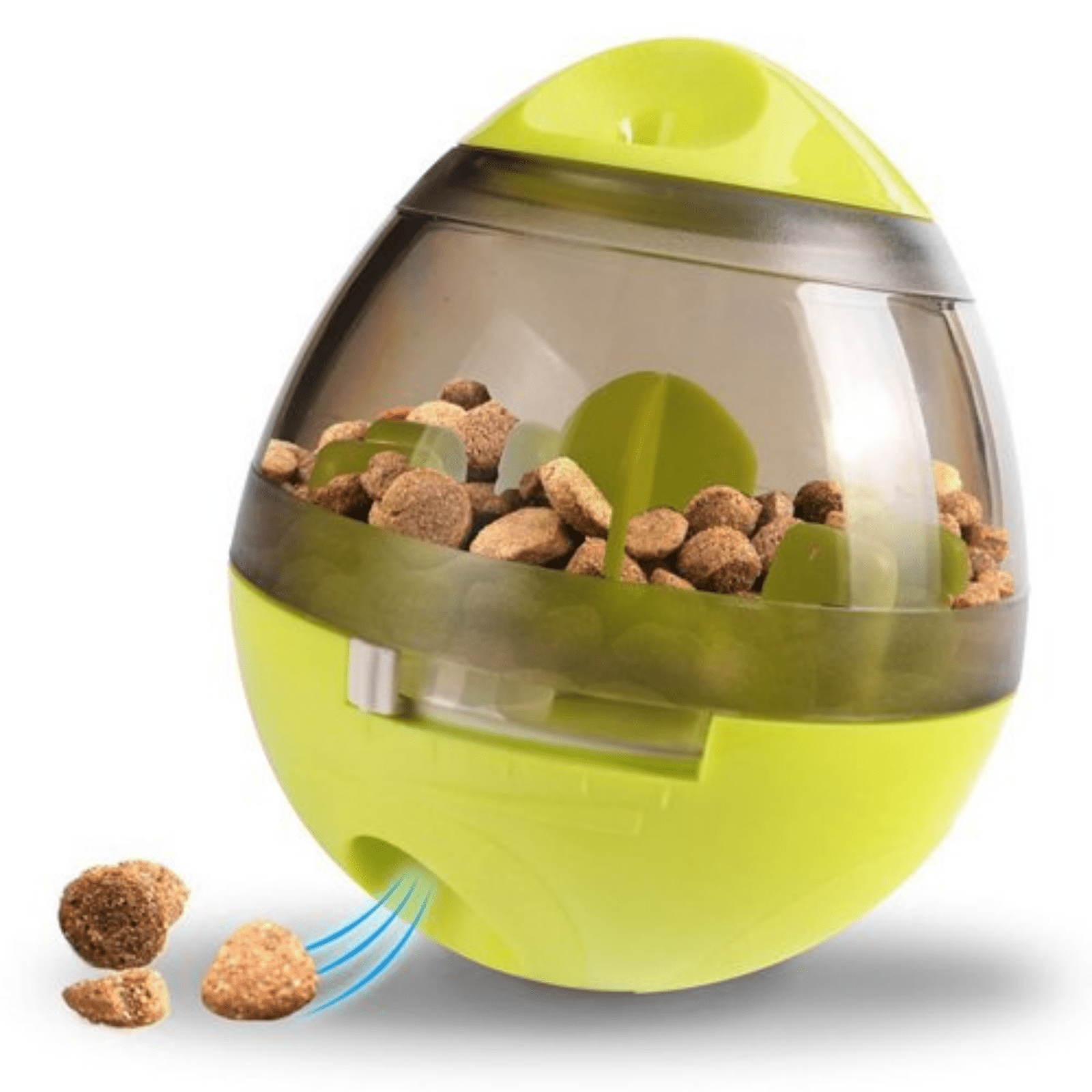 Dog Treat Dispenser Toy W Bonus Puppy Snacks Green Buy Dog Toys   Dog Treat Dispenser Toy Interactive Toy And Slow Feeder With Healthy Dog Treats 364045 00 